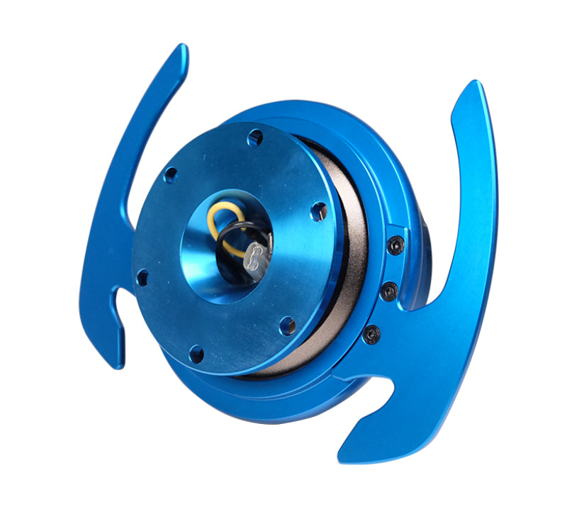 Load image into Gallery viewer, NRG Quick Release Kit Gen 4.0 - Blue Body / Blue Ring w/ Handles
