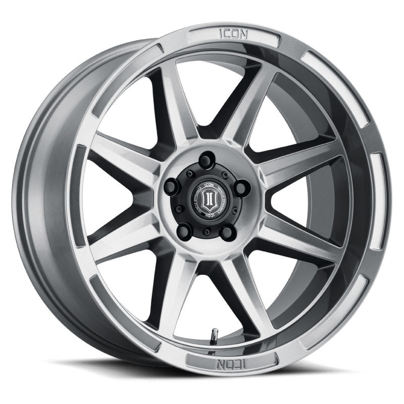 Load image into Gallery viewer, ICON Bandit 20x10 6x135 -24mm 4.5in BS 87.10mm Bore Gun Metal Wheel
