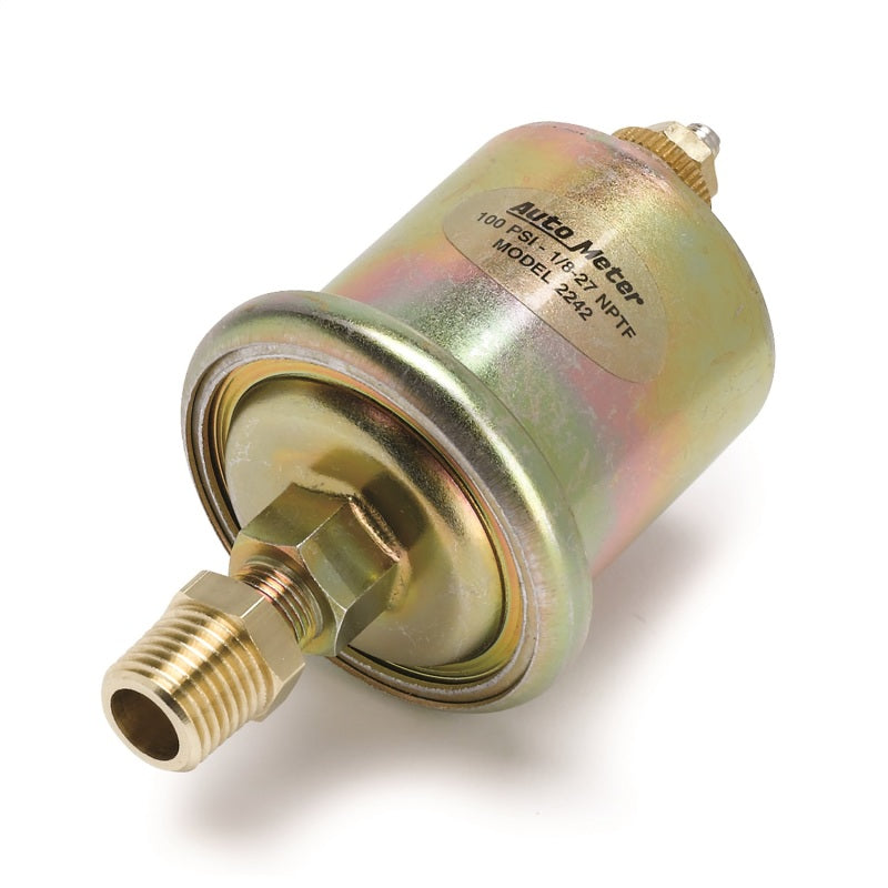 Load image into Gallery viewer, Autometer American Muscle 52mm Short Sweep Electric 100PSI Oil Pressure Gauge
