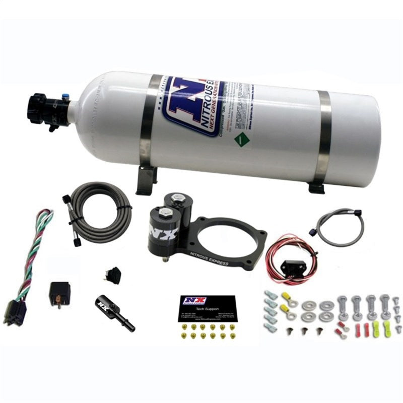 Load image into Gallery viewer, Nitrous Express Dodge Hellcat/Demon Nitrous Plate Kit w/15lb Bottle
