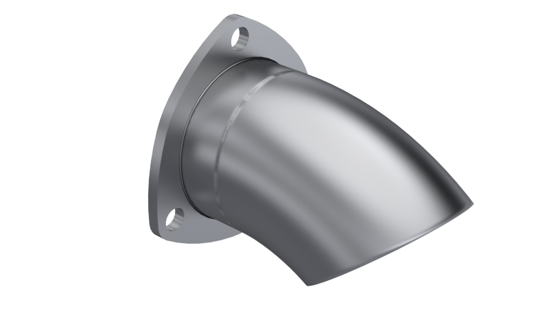 Load image into Gallery viewer, QTP 3in Bolt-On QTEC Adjustable Turn Down
