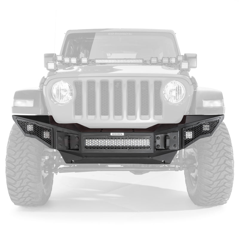 Load image into Gallery viewer, Go Rhino 07-20 Jeep Wrangler JL/JLU/JK/JKU/Gladiator JT Rockline Full Width Bumper
