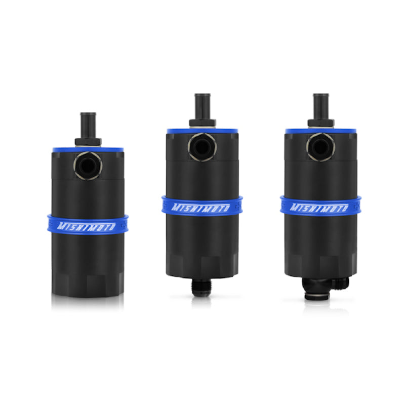 Load image into Gallery viewer, Mishimoto Universal Baffled Oil Catch Can - Blue
