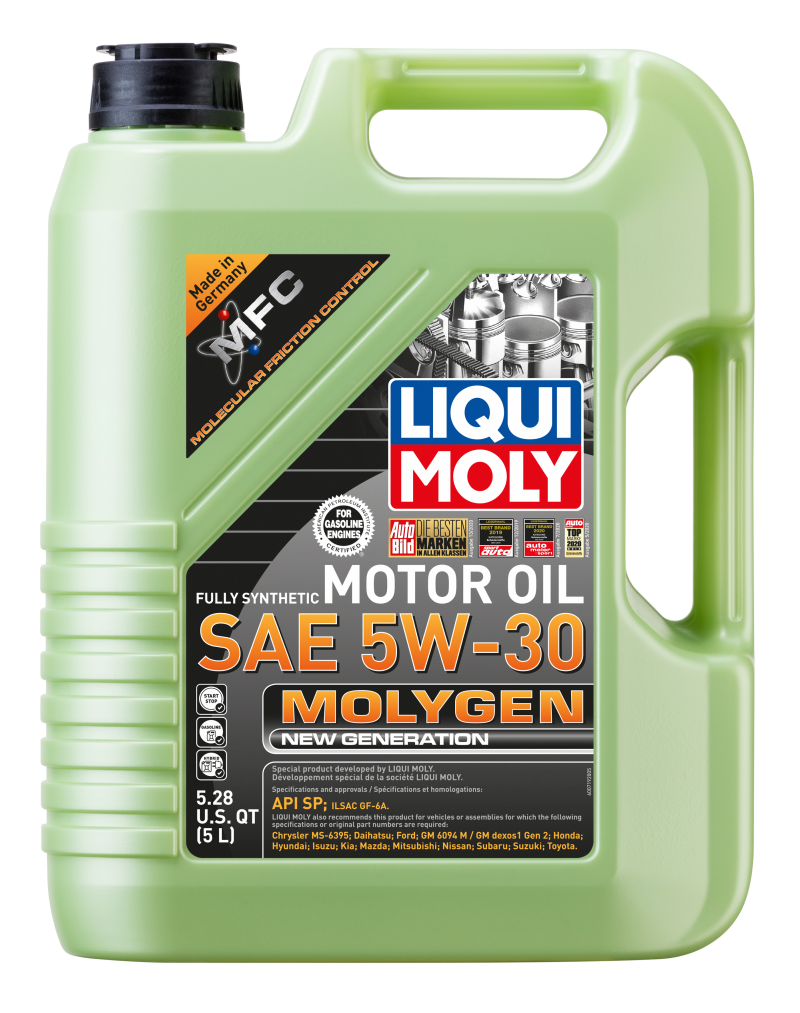 Load image into Gallery viewer, LIQUI MOLY 5L Molygen New Generation Motor Oil SAE 5W30
