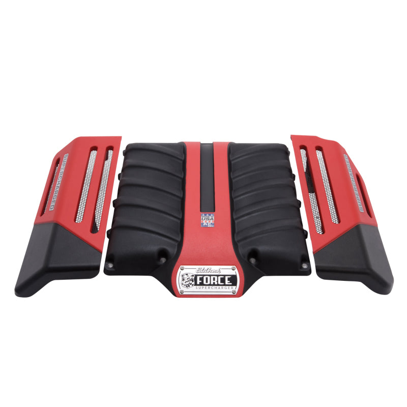 Load image into Gallery viewer, Edelbrock Lid And Coil Cover Kit E-Force Supercharger 1597 and 1598 2010-2013 Chevrolet Camaro
