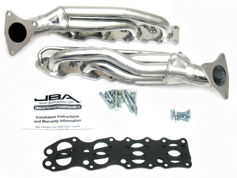 Load image into Gallery viewer, JBA 07-20 Toyota 5.7L V8 1-5/8in Primary Silver Ctd Cat4Ward Header
