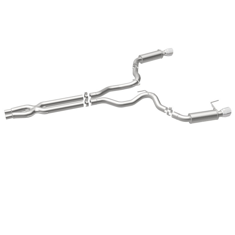 Load image into Gallery viewer, MagnaFlow Cat Back, SS, 3in, Competition, Dual Split Polished 4.5in Tips 2015 Ford Mustang GT V8 5.0
