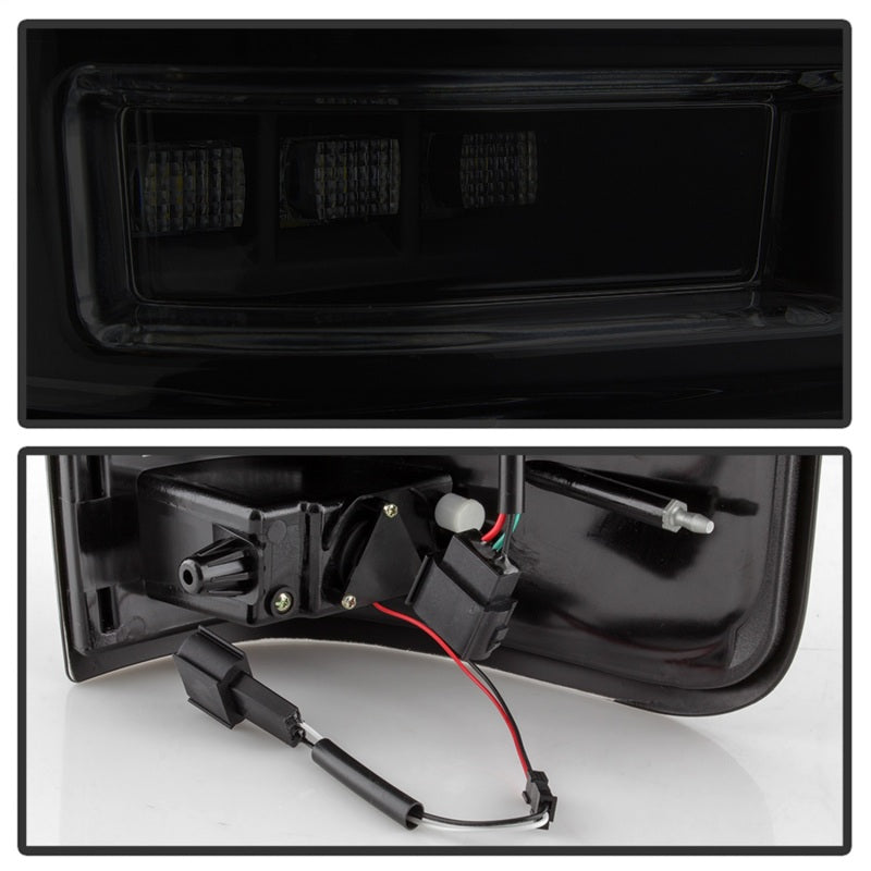 Load image into Gallery viewer, Spyder Ford F150 04-08 Styleside Tail Light V2 - LED - Black Smoke ALT-YD-FF15004V2-LBLED-BSM
