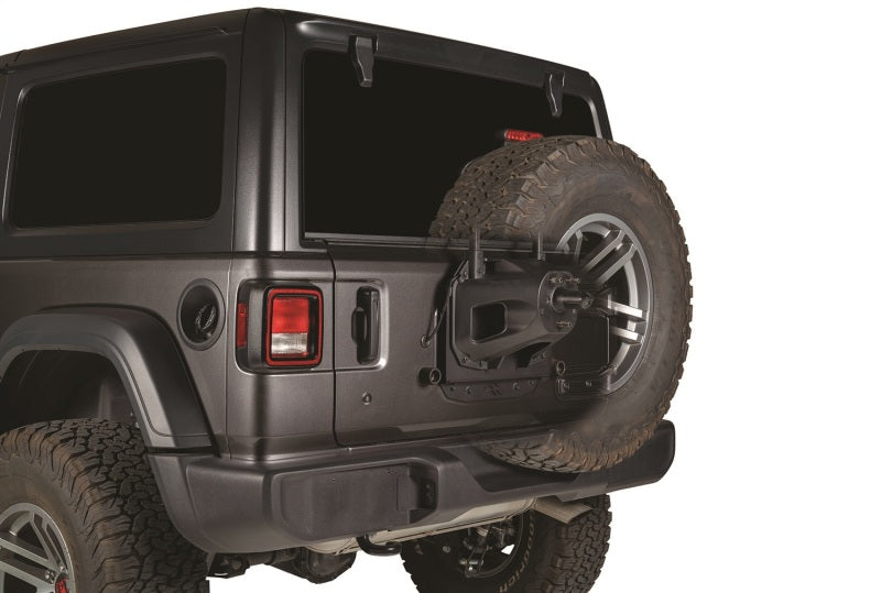 Load image into Gallery viewer, Rugged Ridge Spare Tire Relocation Bracket 18-20 Jeep Wrangler JL
