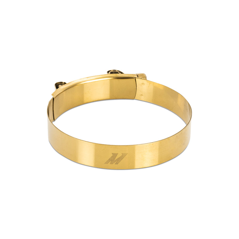 Load image into Gallery viewer, Mishimoto 4 Inch Stainless Steel T-Bolt Clamps - Gold
