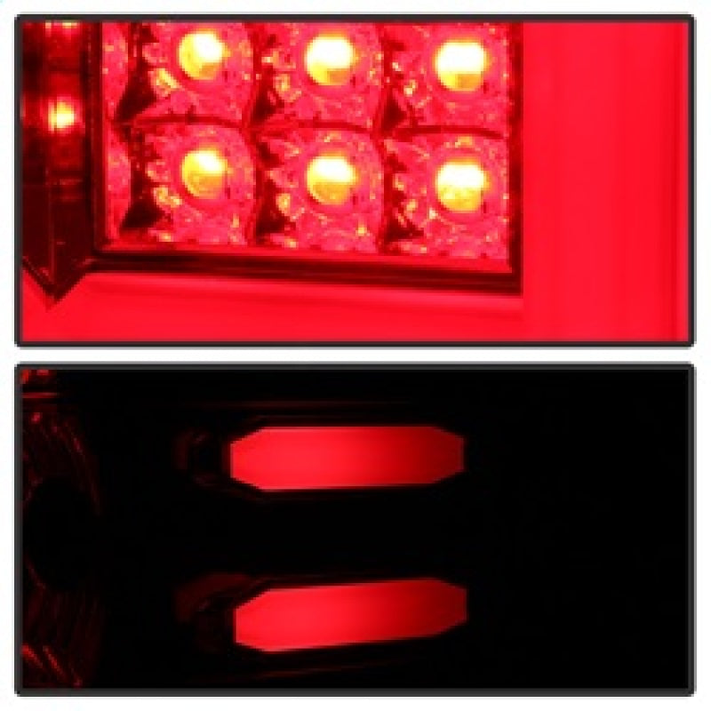 Load image into Gallery viewer, Spyder Chevy Silverado 2016-2017 Light Bar LED Tail Lights - Red Clear ALT-YD-CS16-LED-RC
