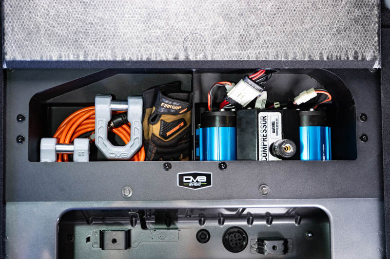 Load image into Gallery viewer, DV8 Offroad 21-23 Ford Bronco (Exc. Bronco Raptor) Air Compressor Mount &amp; Storage Box
