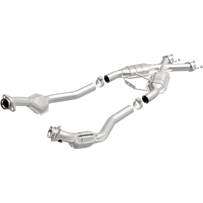Load image into Gallery viewer, MagnaFlow Conv DF Mustang X-Pipe 94-95 Street
