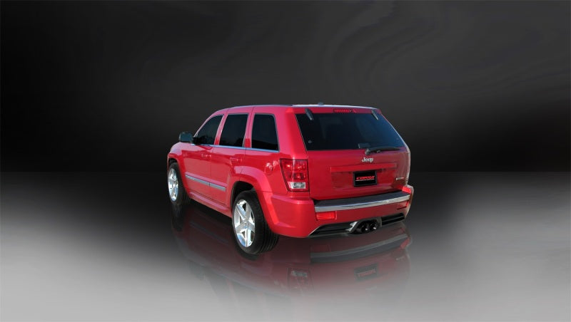 Load image into Gallery viewer, Corsa 2006-2010 Jeep Grand Cherokee 6.1L SRT-8 V8 Black Sport Cat-Back Exhaust
