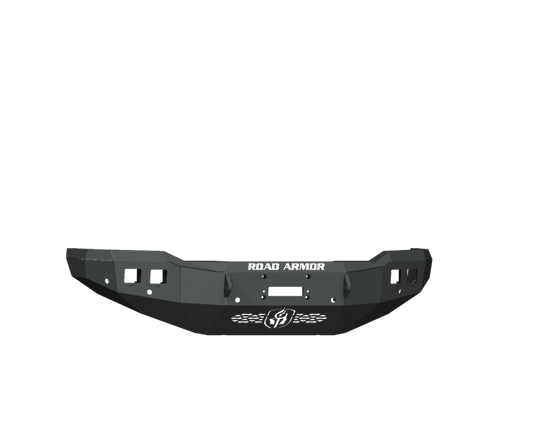 Road Armor 19-20 Ram 2500 Stealth Front Winch Bumper w/6 Sensor Holes - Tex Blk
