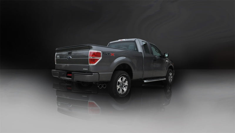 Load image into Gallery viewer, Corsa 2011-2014 Ford F-150 5.0L V8 Black Sport Cat-Back Exhaust
