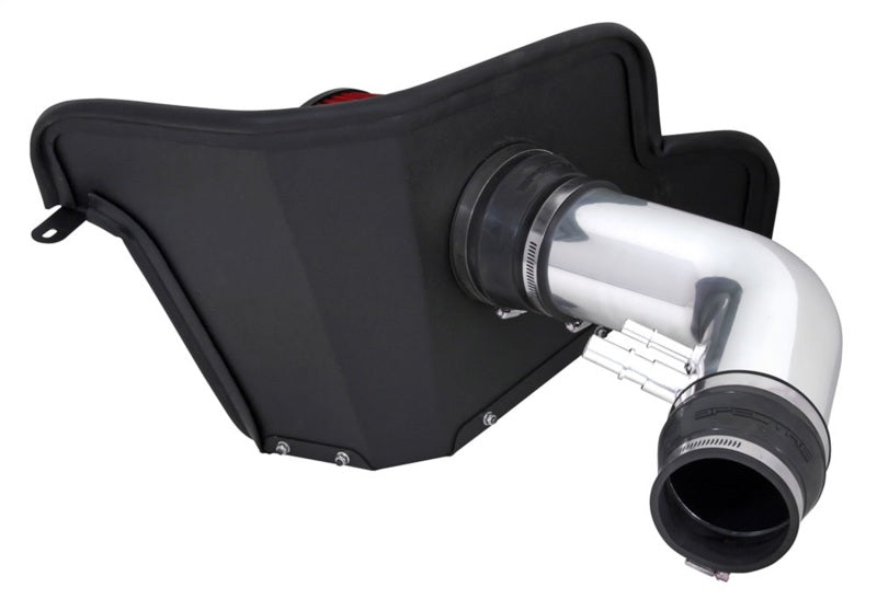 Load image into Gallery viewer, Spectre 15-16 Ford Mustang V6-3.7L F/I Air Intake Kit - Polished w/Red Filter
