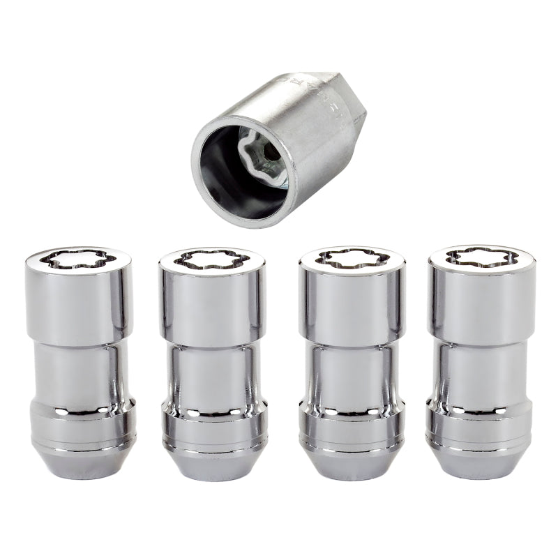 Load image into Gallery viewer, McGard Wheel Lock Nut Set - 4pk. (Cone Seat) M12X1.75 / 13/16 Hex / 1.815in. Length - Chrome
