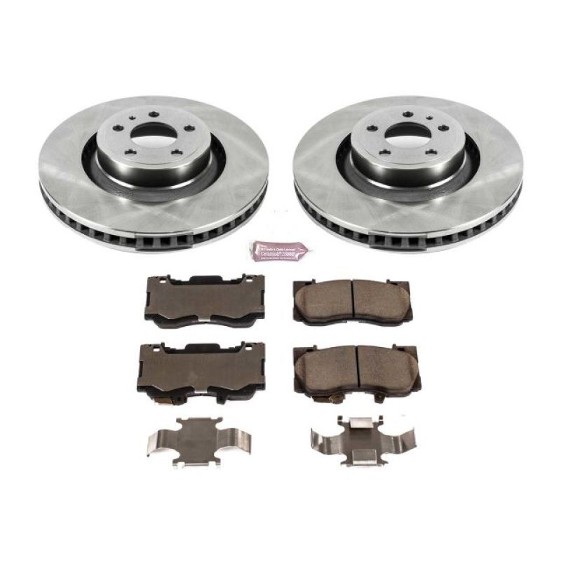 Load image into Gallery viewer, Power Stop 15-19 Ford Mustang Front Autospecialty Brake Kit
