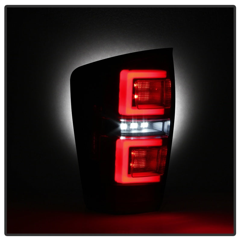 Load image into Gallery viewer, Spyder 16-17 Toyota Tacoma LED Tail Lights - Black Smoke (ALT-YD-TT16-LED-BSM)
