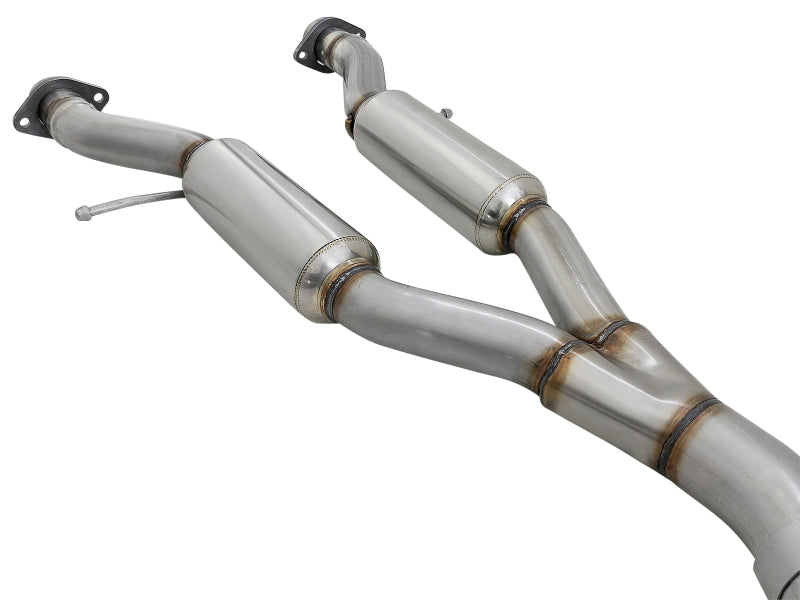 Load image into Gallery viewer, aFe Large Bore HD 3in 304 SS Cat-Back Exhaust w/ Polished Tips 14-19 Jeep Grand Cherokee V6-3.6L
