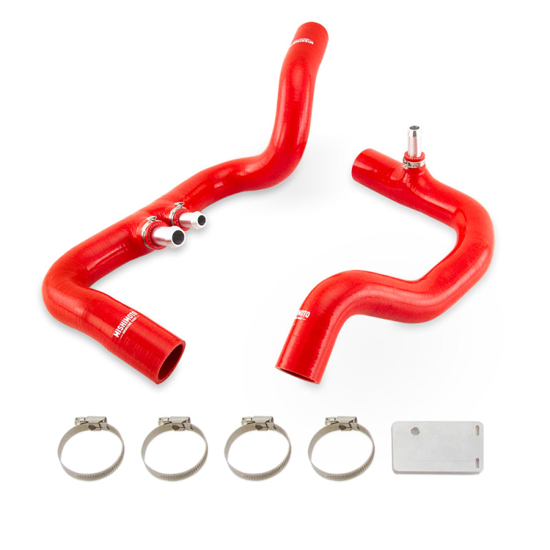 Load image into Gallery viewer, Mishimoto 2018+ Jeep Wrangler JL / Gladiator JT 3.6L AT Red Silicone Radiator Coolant Hose Kit
