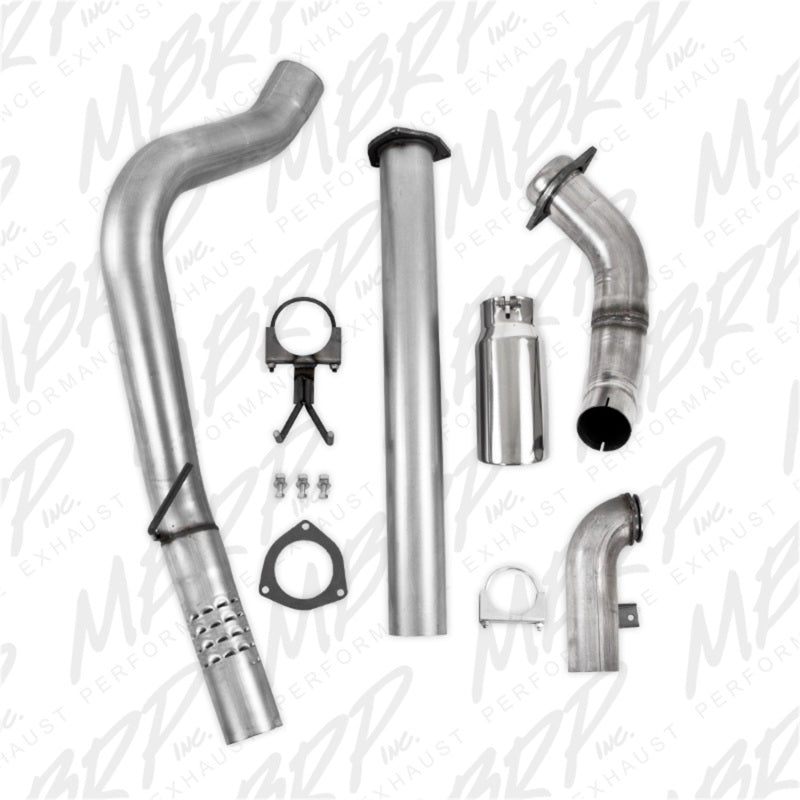 Load image into Gallery viewer, MBRP 11-14 Ford 6.7L F-250/350/450 4in Filter Back Single Side Exit Alum and Down Pipe Exhaust
