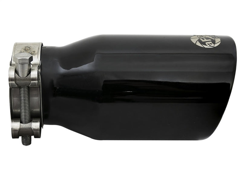 Load image into Gallery viewer, aFe MACH Force-Xp Universal 409 SS Single-Wall Clamp-On Exhaust Tip - Black
