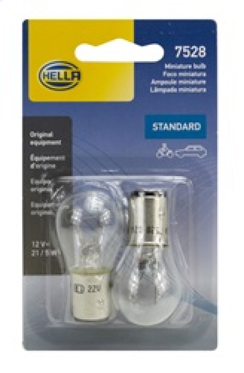 Load image into Gallery viewer, Hella Bulb 7528 12V 21/5W Bay15D S8 (2)
