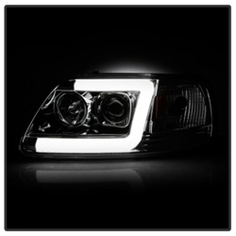 Load image into Gallery viewer, Spyder 97-03 Ford F-150 (After 6/1997) V2 Proj Headlights DRL LED - Chrm (PRO-YD-FF15097V2-LB-C)
