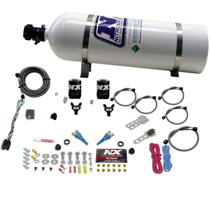 Load image into Gallery viewer, Nitrous Express BMW EFI All Dual Nozzle Nitrous Kit (50-300 HP) w/15lb Bottle
