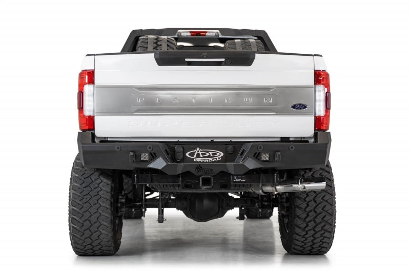 Load image into Gallery viewer, Addictive Desert Designs 17-20 Ford Super Duty Bomber HD Rear Bumper w/ Mounts For Cube Lights
