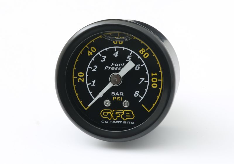 Load image into Gallery viewer, GFB Fuel Pressure Gauge (Suits 8050/8060) 40mm 1-1/2in 1/8MPT Thread 0-120PSI

