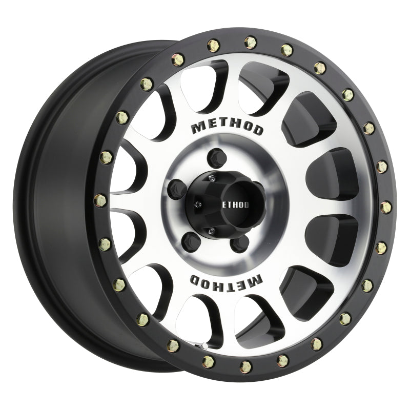 Load image into Gallery viewer, Method MR305 NV 17x8.5 0mm Offset 5x5 94mm CB Machined/Black Street Loc Wheel
