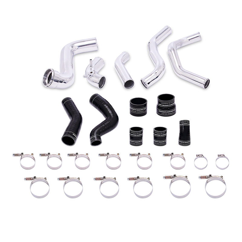Load image into Gallery viewer, Mishimoto 2011-2014 Ford F-150 EcoBoost Black Intercooler w/ Polished Pipes
