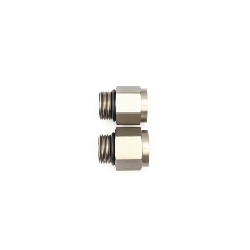Load image into Gallery viewer, DeatschWerks DW350iL 8ORB Male to Metric Female Plumbing Kit to Replace Bosch 044 (Incl. O-Ring)
