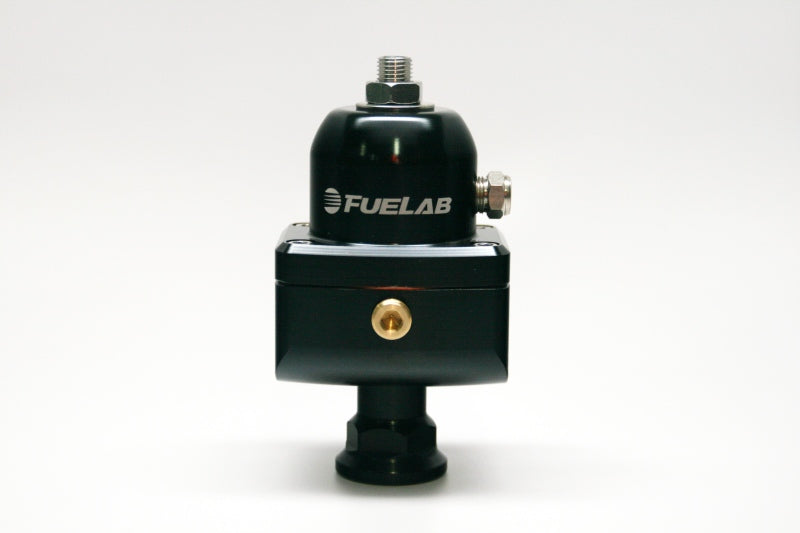 Load image into Gallery viewer, Fuelab 555 Carb Adjustable FPR Blocking 10-25 PSI (1) -8AN In (2) -8AN Out - Black

