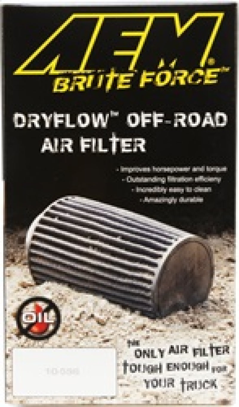 Load image into Gallery viewer, AEM 3.5 in x 9 in Dryflow Conical Air Filter
