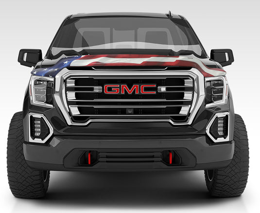 Stampede 2014-2018 GMC Sierra 1500 Vigilante Premium Hood Protector - Flag