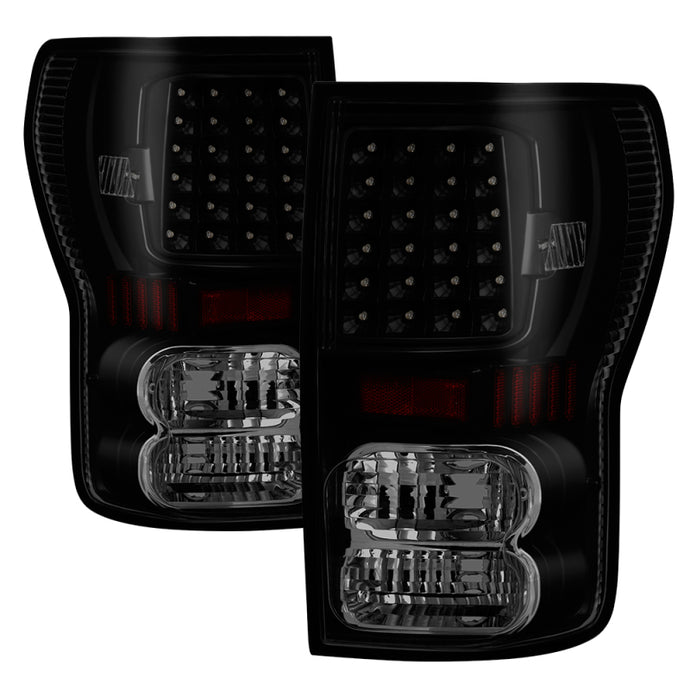 xTune Toyota Tundra 07-13 LED Tail Lights Black Smoke ALT-ON-TTU07-LED-BSM