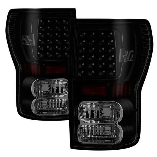 xTune Toyota Tundra 07-13 LED Tail Lights Black Smoke ALT-ON-TTU07-LED-BSM