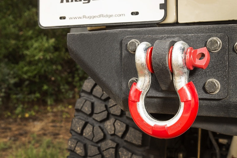 Load image into Gallery viewer, Rugged Ridge 3/4in Red D-Ring Isolator Kit
