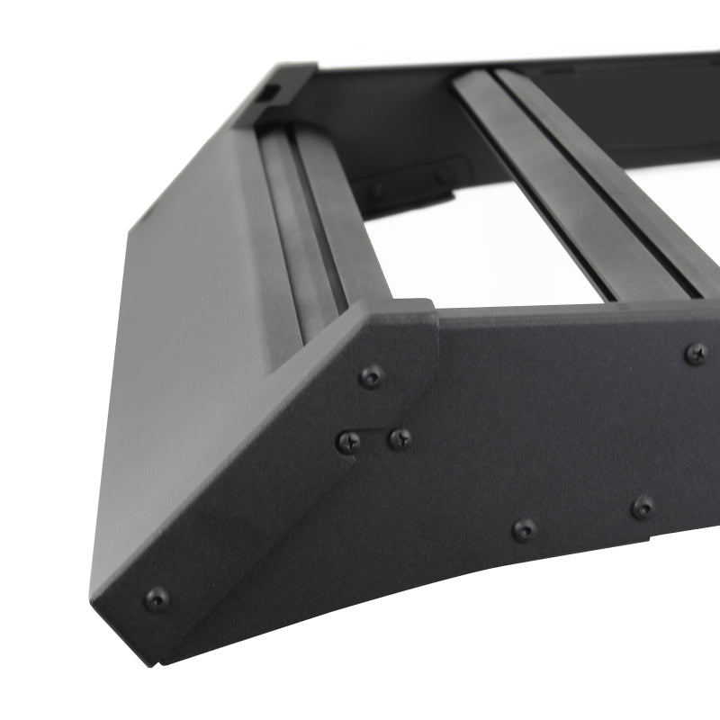 Load image into Gallery viewer, Go Rhino 16-23 Toyota Tacoma DC Ceros Low Profile Roof Rack - Tex. Blk
