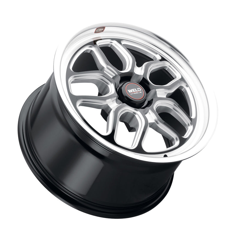 Load image into Gallery viewer, Weld S152 17X5 Laguna Drag 5X120.7 ET-10 BS2.60 Gloss Black MIL Dia 78.1
