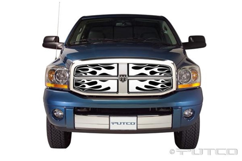 Load image into Gallery viewer, Putco 06-08 Ram 1500/2500/3500- Replacement Flaming Inferno Stainless Steel Grille
