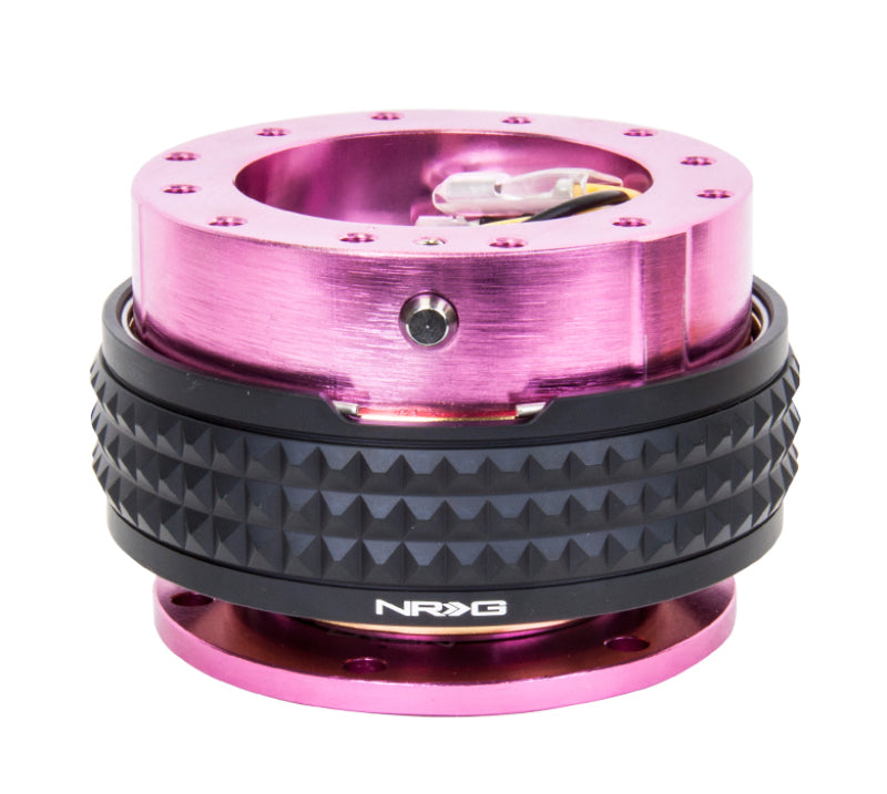 Load image into Gallery viewer, NRG Quick Release Kit - Pyramid Edition - Pink Body / Black Pyramid Ring
