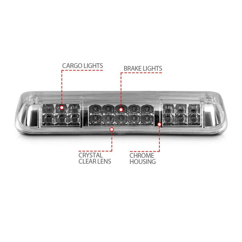 Load image into Gallery viewer, ANZO 2004-2008 Ford F-150 LED 3rd Brake Light Chrome B - Series
