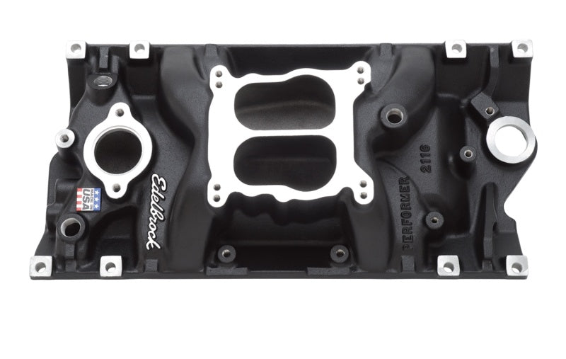 Load image into Gallery viewer, Edelbrock Intake SBC Performer Vortec Black
