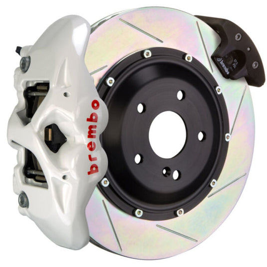 Brembo 08-17 S5 Front GT BBK 6 Piston Cast 380x34 2pc Rotor Slotted Type3-White