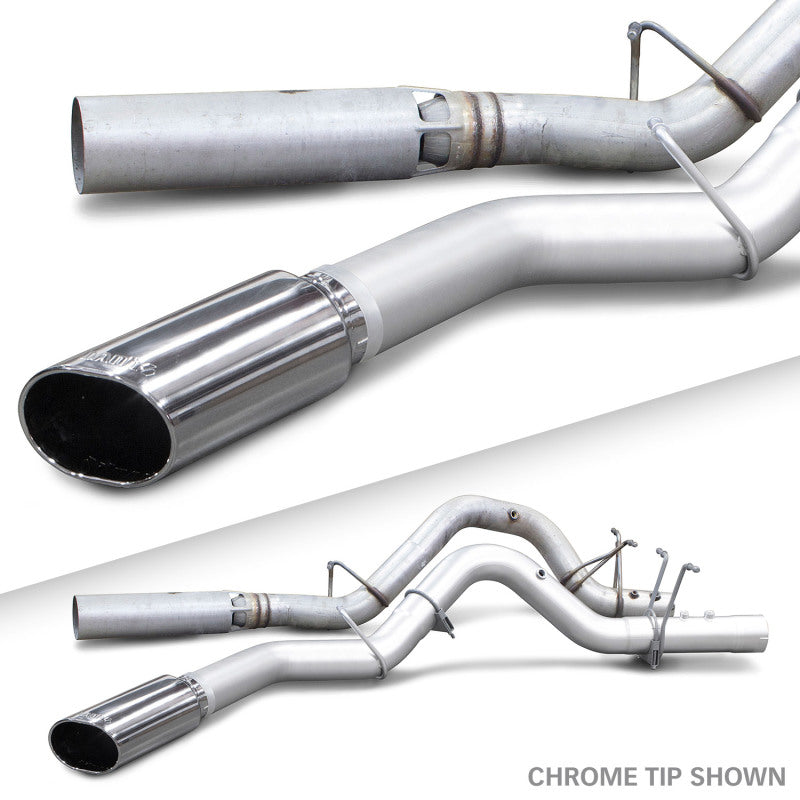 Load image into Gallery viewer, Banks Power 17+ GM Duramax L5P 2500/3500 Monster Exhaust System - SS Single Exhaust w/ Chrome Tip
